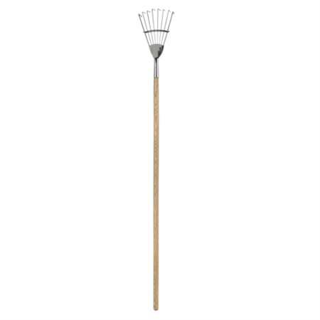 Rake stainless, narrow - width 18.5cm
