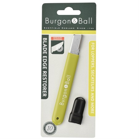 Sharpening steel for knives, scissors and secateurs