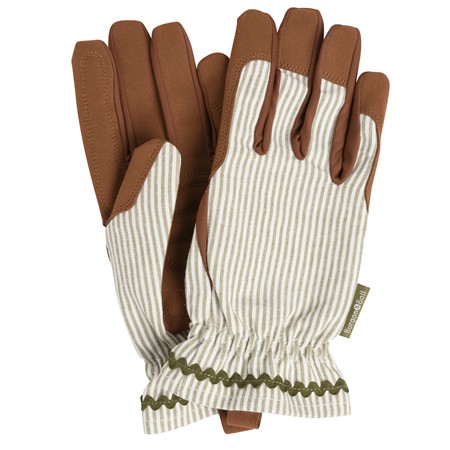 Handske - Oliv green Collection, randig