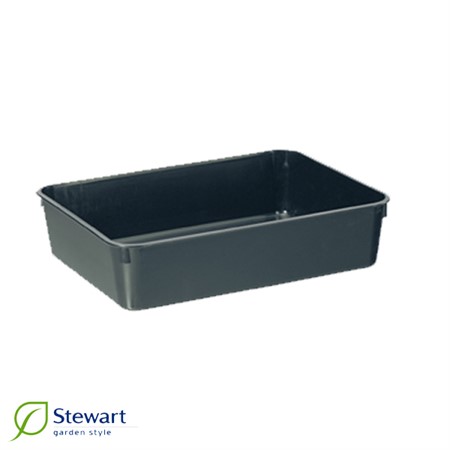 Sålåda utan hål 22cm, svart