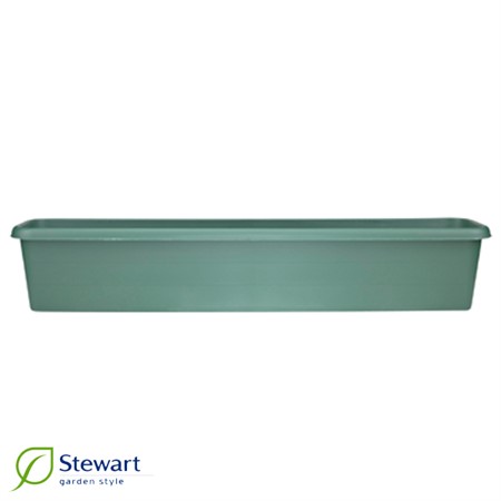 Balkonglåda 40 cm, grön