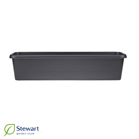 Balkonglåda 40 cm, svart