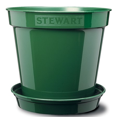 Plastkruka 7', mörkgrön