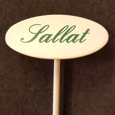 Lettuce sign small on spear