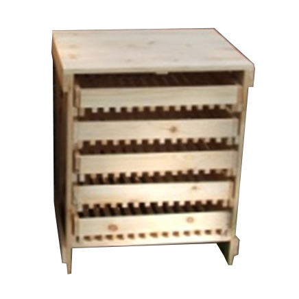 Pine apple shelf, 5 drawers FSC