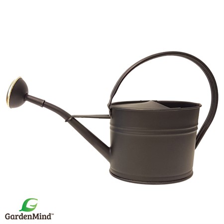 GardenMind Can Oval with rose Dull black 1.7 L