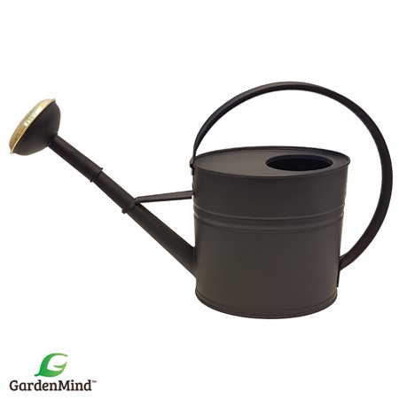 GardenMind Can Oval with rose Dull Black 4L