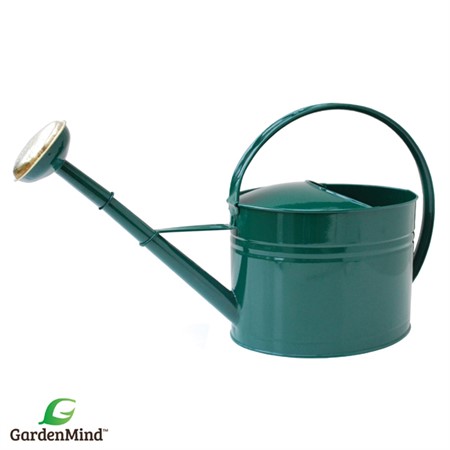 GardenMind Can Oval with rose Dark Green 7L