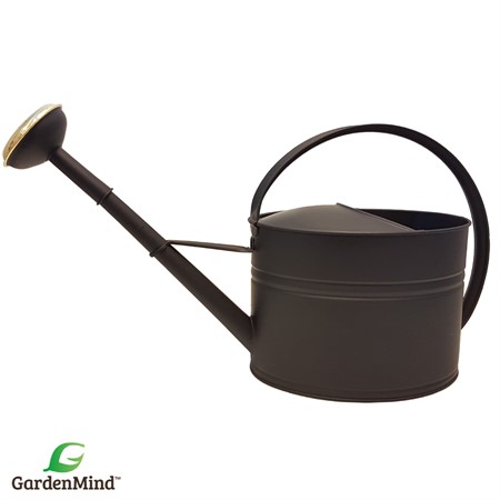 GardenMind Can Oval with rose Dull Black 7L