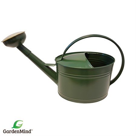 GardenMind Can Oval with rose, Moss Green 10L