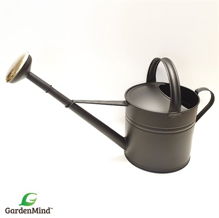 GardenMind Can Round with rose, Dull black 8 L