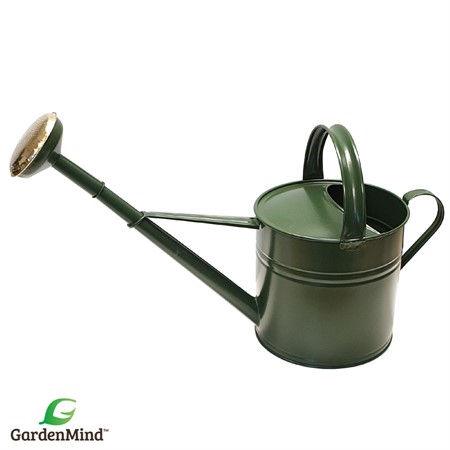 GardenMind Can Round with rose, Dull Moss Green 8 L