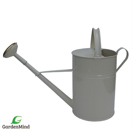 GardenMind Can Round with rose, Stone grey 12 L