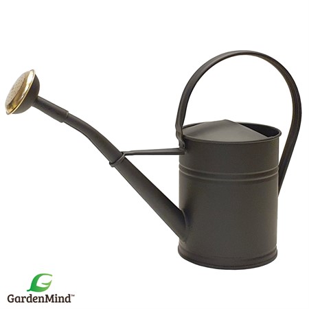 GardenMind Can Round with rose, Dull black 2 L