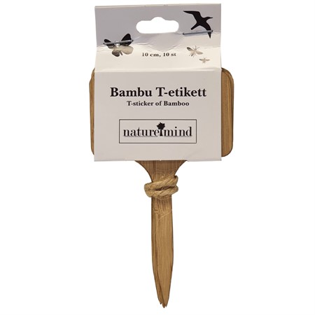 Bamboo T-label 10 cm, 10 pcs