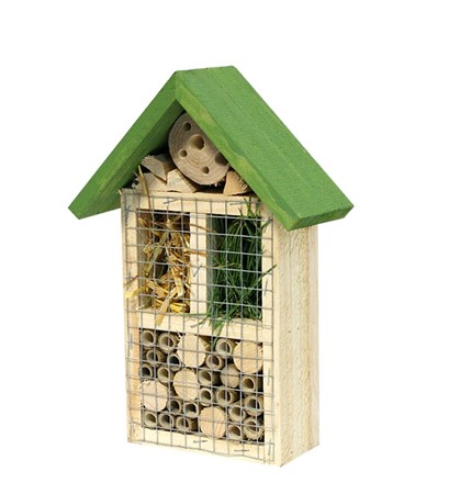 Insect hotel green roof 19x9x29 cm - Naturemind