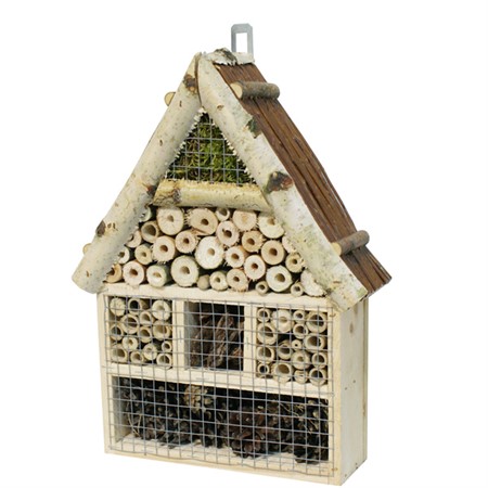 Insect Hotel Nature (Willow, Birch, Pine) , 26x9x38/40 cm - Naturemind
