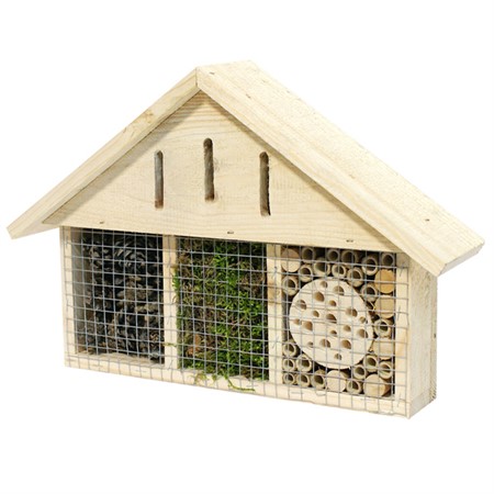 Insect Hotel Nature (smaller) 39x9x26 cm - Naturemind