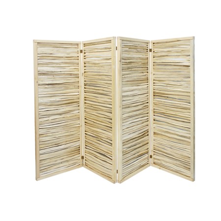 Folding wall natural, pine/hazel h120 x w 240 cm
