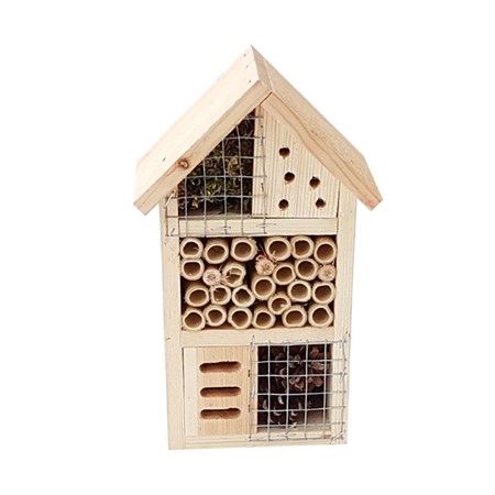 Insect Hotel Pine 16x9xh27 cm - Naturemind