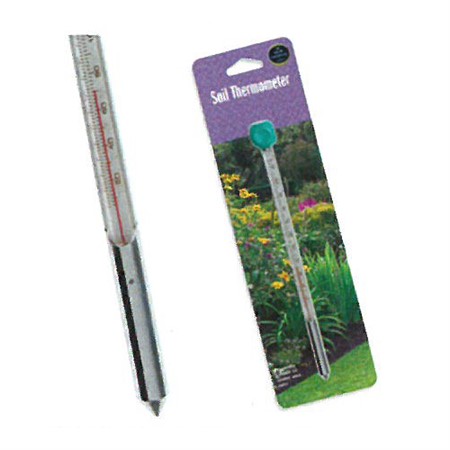 Soil thermometer outside