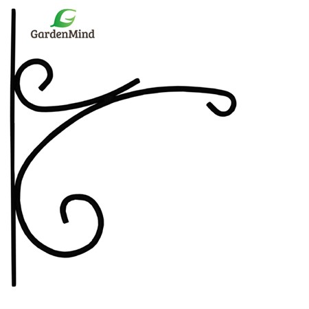 Wall bracket 25 cm black