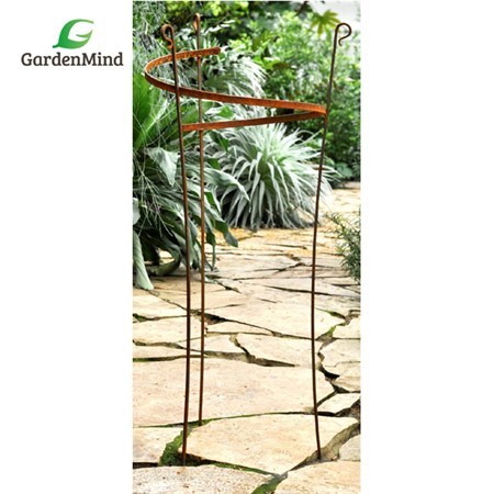 Shrub support circle rust, h100xdia40 cm - GardenMind