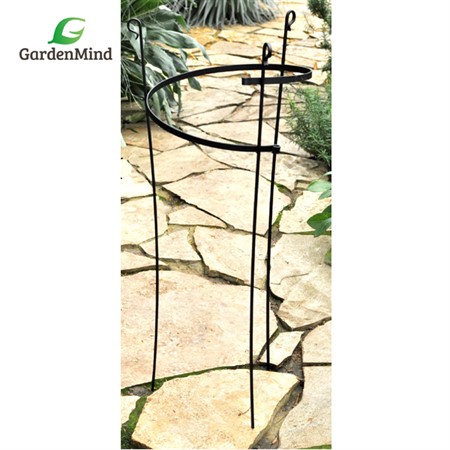 Shrub support circle black, h100xdia40 cm - GardenMind