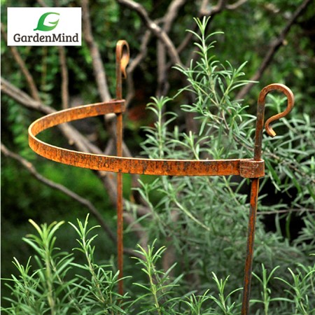 Shrub support traditional rust, h100xw45xd20 cm - GardenMind