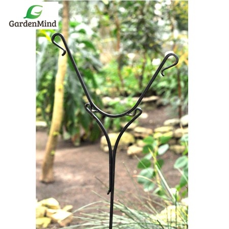 Bell-bush support black, h120xw33 cm