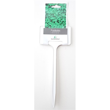 T-label straight 24 cm, white 3 pcs