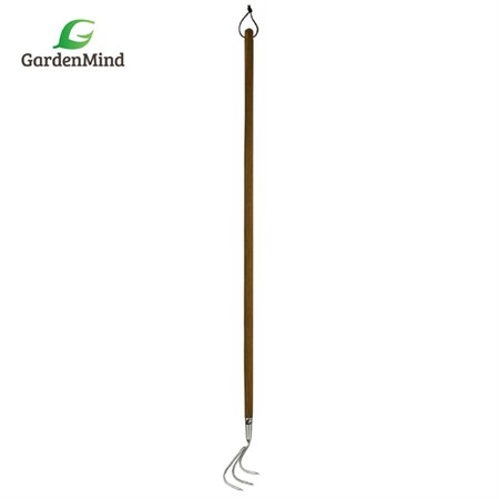 Cultivator with long handle stainless steel