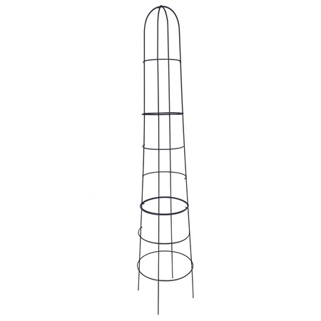 Column trellis for assembly, black 195 cm
