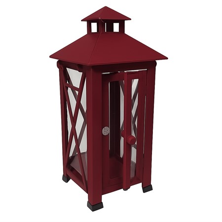 Lantern 40 with magnetic lock, red