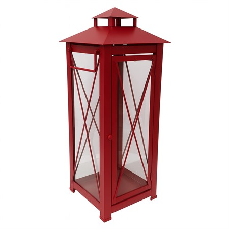 Lantern 98 with magnetic lock, red