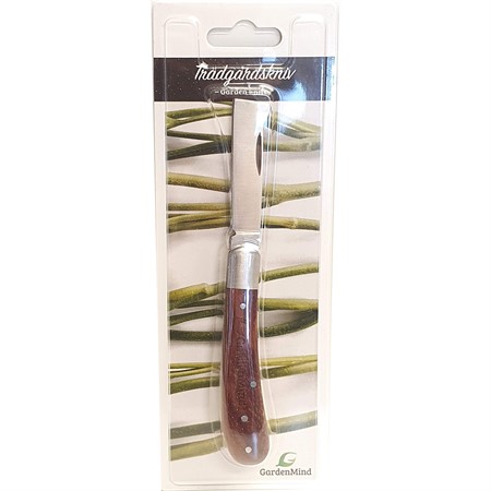Garden knife stainless steel  with bark remover