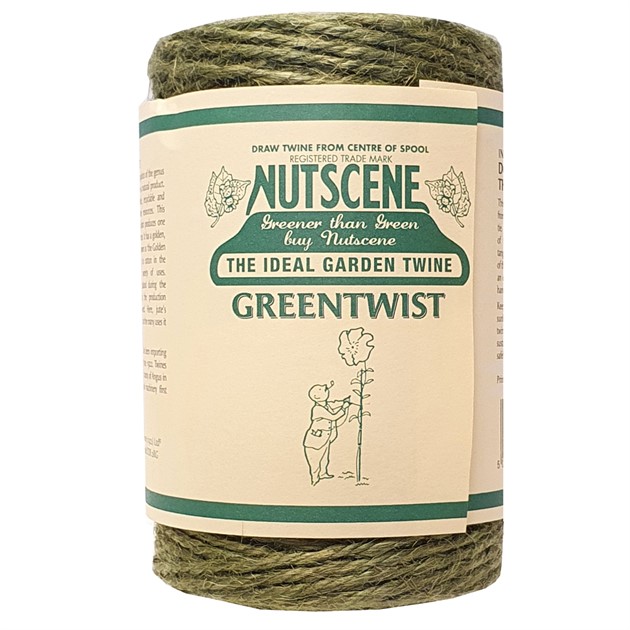 Greentwist snöre 110 m, tjock grön