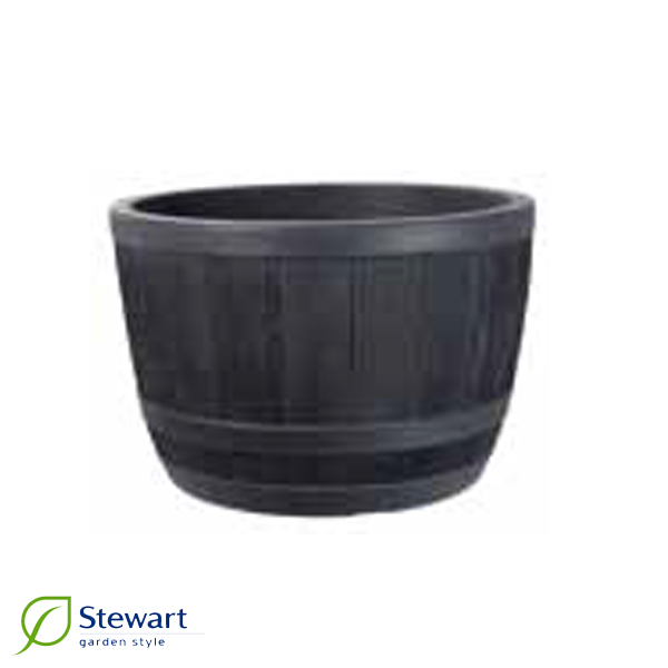 Blenheim Halv tunna svart 61cm, 80L