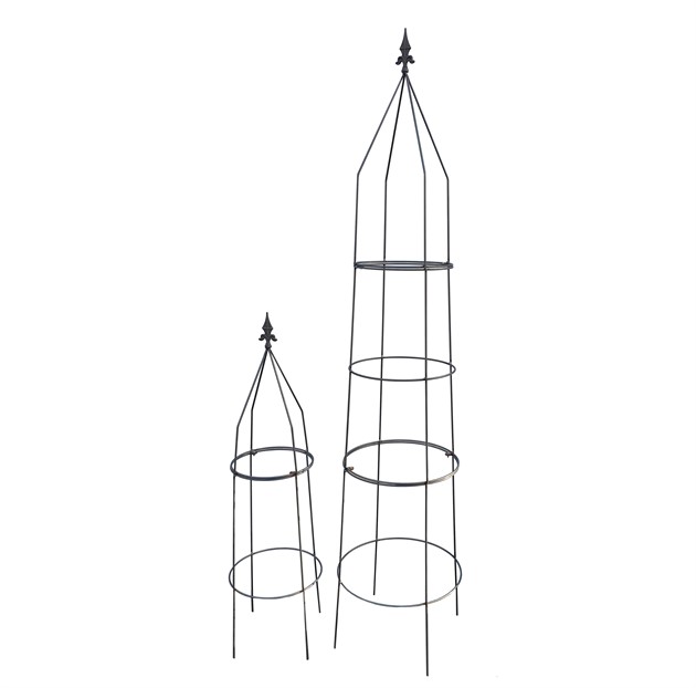 Obeliskspaljer, 2 set,för montering, obh 115/195cm